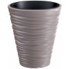 Prosperplast nabbi Plastový kvetináč DBSA300 29,5 cm - mocca