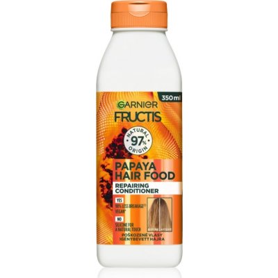 Garnier Fructis Papaya Hair Food regeneračný kondicionér pre poškodené vlasy 350 ml