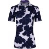 Kjus Women Enya Printed Polo S/S S/36 Damske Atlanta Blue/Ultraviolet