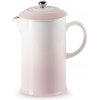 French press kávovar 1 l, SHELL PINK, kamenina, Le Creuset