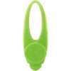 Prívesok na obojok Dog Fantasy LED silikón zelený 8 cm svietiaci