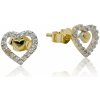 GOLDIE Zlaté náušnice Srdiečka LEA1279.TR