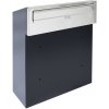W3 - 1 poštová schránka RAL7016 / nerez Antracit / nerez