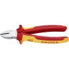 Bočné štikacie kliešte 180 mm - VDE. KNIPEX 70 06 180 (K 70 06 180)