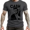 Johnny Cash - Signature Portrait (Anthracite) (tričko)