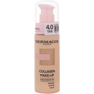 Dermacol Collagen Make-up SPF10 rozjasňujúci a hydratačný make-up 20 ml tan 4.0