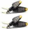 SMEROVÉ SVETLÁ ŠTVORKOLKA MOTOR SKÚTER DYMOVÉ BLIKAČE 12 LED 4KS !