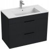 Jika Cube umývadlo so skrinkou 79 cm antracitová H4537621763521
