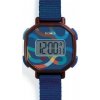 Detské digitálne hodinky Djeco Ticlock - Blue volute uni