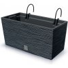 Prosperplast truhlík s hákmi FURU CASE W Antracit 39,5 cm
