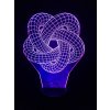 Beling 3D lampa, Torusový uzol, 7 farebná S184