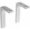 GTV GTV bílá stavební konzola 12 cm - 2 ks WB-WS-12-010