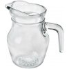 Clayre & Eef Transparentný sklenený džbánok na vodu 14 x 9 x 13 cm / 500 ml