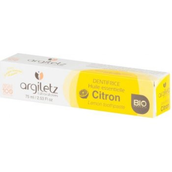 Argiletz zubná pasta s bielym a žltým ílom citrón 75 ml