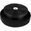 Nízkoprofilový suchý zip háček + plyš šíře 50 mm METRÁŽ - 1 černá