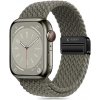 Tech-Protect Nylon Mag na Apple Watch 42/44/45/49 mm, olivovo sivý TEC312788