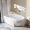RAVAK ROSA 95 160 L ľavý panel čelný, výška 56cm, akrylát, CZ57100A00