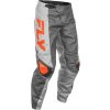 Kalhoty F-16, FLY RACING - USA 2025 (šedá/černá/bílá, vel. 30)