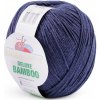 Pletacia priadza Deluxe Bamboo 100 g - 1 ks 10 (28) modrá tmavá