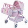 DeCuevas 86051 Môj prvý kočík pre bábiky s taškou GALA 2023 – 56 cm 4897022860516