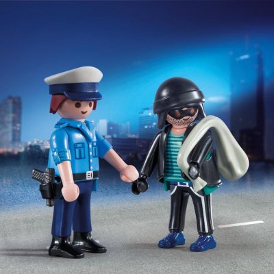 Playmobil 9218 Duo pack Policajt a zlodej