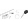 Hansgrohe WallStoris - Set sprchovej hlavice 105, 3 prúdy a kúpeľňových doplnkov, matná biela - 24291700