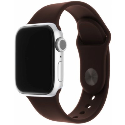 FIXED Silicone Strap na Apple Watch 42/44/45 mm kakaový FIXSST-434-CO