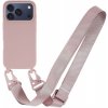 AppleKing matný kryt s nastaviteľným popruhom pre iPhone 17 Pro Max - staroružový - možnosť vrátiť tovar ZADARMO do 30tich dní