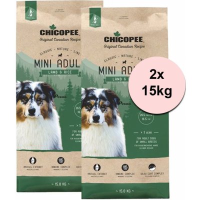 Chicopee Classic Nature Mini Adult Lamb & Rice 2 x 15 kg