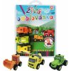 Rappa Živá omalovánka stavebné autá míchačka zelená C