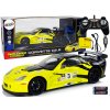 WELLHOX Závodné športové auto R/C 1:18 Corvette C6.R Yellow 2.4 G Lights