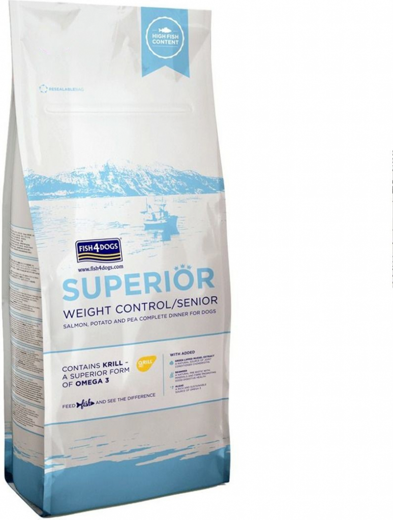 Fish4Dogs Superior Weight Control Losos 12 kg
