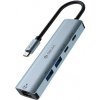 Devia USB-C Hub Leopard Series 5-in-1 EC701 - Deep Gray 6942297108943