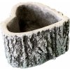 Kvetináč srdce z kôry 20 x 21 x 12 cm