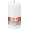 Bolsius Rustic Shine Valec 68x130mm Cloudy White, biela sviečka