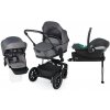 Easywalker Harvey5 Air 3v1 Pebble Grey Hlboká vanička Cybex Aton B2 i-Size Základňa k autosedačke