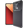 Techsuit CarbonFiber puzdro pre Xiaomi Redmi Note 13 Pro 4G / Poco M6 Pro 4G – čierne KF2327798