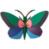 Nástenná dekorácia Studio Roof - Acacia Butterfly uni