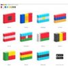 Pixio Magnetická stavebnica Flags
