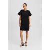 ŠATY KARL LAGERFELD FABRIC MIX T-SHIRT DRESS BLACK