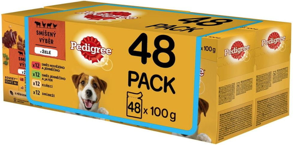 Pedigree Vital Protection v aspiku mix 48 x 100 g