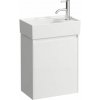 Laufen Lani Umyvadlová skříňka 45 cm, závěsy vpravo, bílá matná H4039021122601