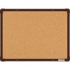 VMS VISION, s.r.o. Korková nástenka boardOK s hnedým rámom 600x450