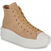 Converse Členkové tenisky CHUCK TAYLOR ALL STAR MOVE PLATFORM COLORFUL SUEDE Béžová