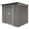 DEMA Kovový záhradný domček 4,8 qm Dublin, šedý