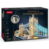 CubicFun 3D puzzle svítící Tower Bridge 222 ks