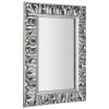 SAPHO - ZEEGRAS zrkadlo v ráme, 70x100cm, strieborná IN432