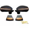 KITT Complete Mirror Assembly with Turning Lights LED Sequential Dynamic suitable for Mercedes G-Class W463 (1989-2017) 2018 Facelift Design