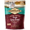CARNILOVE sterilizovaný čerstvý kapor a pstruh 0,4 kg