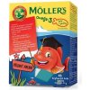MOLLER´S Omega 3 Želé rybičky žuvacie tablety, malinová príchuť 1x45 ks Orkla Health AS